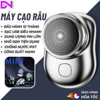 Máy cạo râu mini, Sạc USB siêu nhanh, Dao cạo râu điện 360 chống nước IPX7 - Máy cạo râu nam bỏ túi tiện dụng