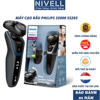 Máy cạo râu nam cao cấp Philips Series 5000 S5203, máy cạo râu đa năng chính hãng, dao cạo râu điện Philips cầm tay