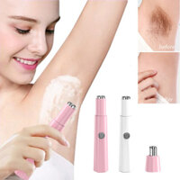 Máy Cạo Râu Nữ Điện Đa Năng USB Sạc Máy Cạo Râu Mũi Tông Đơ Cắt Tóc