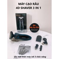 Máy cạo râu SHAVER 4D- May cao rau 3 trong 1-Kho may cao rau