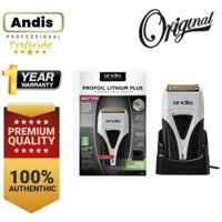 Máy cạo râu tấm titan Andis Profoil Lithium Plus 17260 Màu đen không dây có giá đỡ sạc
