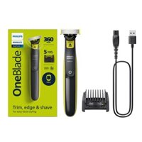 Máy Cạo Râu Tỉa Lông Mũi Philips Norelco OneBlade 360, Nhập Mỹ, BH 24 Tháng, Nghiennha