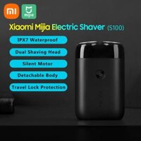 Máy cạo râu Xiaomi Mijia Electric Shaver S100 IPX7 Dao cạo râu chống nước với đầu cạo nổi kép Cạo khô &amp; ướt Cạo sạch thoải mái