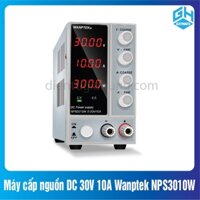 Máy cấp nguồn DC 30V 10A Wanptek NPS3010W loại  hiển thị 4 số có 2 màu đen,trắng