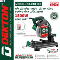 Máy Cắt Bàn Trượt Đa Năng cắt sắt, gỗ ,kim loại Dekton 185MM / DK-CBT185 / Công Suất 1500W shop siêu thị máy vn