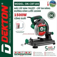Máy Cắt Bàn Trượt Đa Năng cắt sắt,gỗ kim loại Dekton 185MM DK-CBT185 Công Suất 1500W đức linh