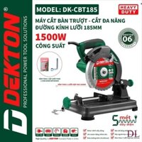 Máy Cắt Bàn Trượt Đa Năng cắt sắt, gỗ ,kim loại Dekton 185MM / DK-CBT185 / Công Suất 1500W . SỈ LẺ MÁY MÓC