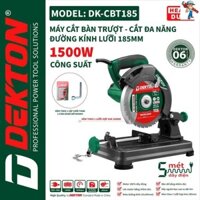 Máy Cắt Bàn Trượt Đa Năng cắt sắt,gỗ kim loại Dekton 185MM DK-CBT185 Công Suất 1500W Bán máy