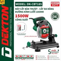 Máy Cắt Bàn Trượt Đa Năng cắt sắt, gỗ ,kim loại Dekton 185MM / DK-CBT185 / Công Suất 1500W MC Máy xây dựng