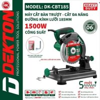 Máy Cắt Bàn Trượt Đa Năng cắt sắt, gỗ ,kim loại Dekton 185MM / DK-CBT185 / Công Suất 1500W . HK máy xây dựng