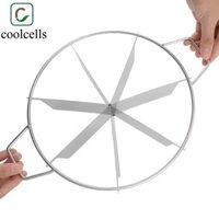 Máy cắt bánh Pizza COOLCELLS, Bộ chia bánh Pancake bằng thép không gỉ chống gỉ, Bộ chia gia đình bằng nhau có tay cầm Máy thái dưa hấu bền