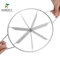 Máy cắt bánh Pizza RANERVZ, Bộ chia bánh Pancake chống rỉ bằng thép không gỉ, Tiện ích nhà bếp có tay cầm Chia Máy thái bánh bền bằng nhau Bột