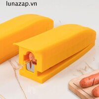 Máy cắt chó nóng LUNAZAP, Máy gọt vỏ xúc xích gia đình sáng tạo, Máy thái thịt Ham tiết kiệm nhân công đa chức năng màu vàng hiệu quả Cắm trại