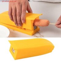 Máy cắt chó nóng SPARKLEFLUX, Máy gọt vỏ xúc xích DIY sáng tạo, Dụng cụ cắt lát gia dụng bằng thép không gỉ đa chức năng Máy thái thịt Ham Tiện ích nhà bếp
