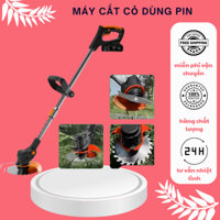Máy Cắt Cỏ 2 Pin  Cầm Tay, Máy Cắt Cỏ Mini Dùng Pin 36V 3 Dạng Lưỡi Cắt Đi Kèm, Bảo Hành 12 Tháng