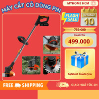 Máy Cắt Cỏ 2 Pin  Cầm Tay, Máy Cắt Cỏ Mini Dùng Pin 36V Bảo Hành 12 Tháng - HÀNH CHÍNH HÃNG