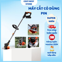 Máy Cắt Cỏ 2 Pin  Cầm Tay, Máy Cắt Cỏ Mini Dùng Pin 36V Bảo Hành 12 Tháng - HÀNH CHÍNH HÃNG,Siêu Mạnh Siêu Bền