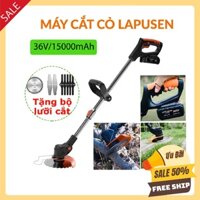 May cắt cỏ cầm tay dùng pin 36v Lapusen Kèm 2Pin 8 lưỡi cắt