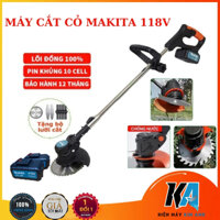 Máy cắt cỏ cầm tay mini dùng pin MAKITA 118V pin khủng 10cell,cắt sắc bén tiện lợi bảo hành 12 tháng