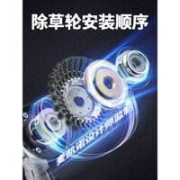 Máy cắt cỏ chạy xăng dây làm đầu phụ kiện bánh xe bộ sưu tập chung về đĩa pin lithium