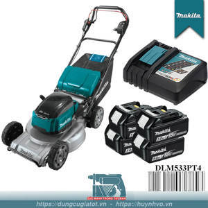 Máy cắt cỏ đẩy 530mm 2 pin 18V Makita DLM533PT4