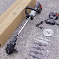 Máy cắt cỏ dùng pin Hitachi động cơ không chổi than tặng kèm nhiều phụ kiện lưỡi cắt
