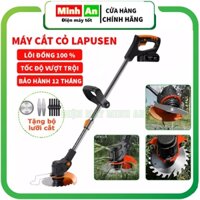 Máy cắt cỏ pin cầm tay, máy cắt cỏ mini dùng pin LAPUSEN 36V pin 10 cell cắt sắc bén nhỏ gọn bảo hành 12 tháng