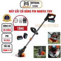 Máy cắt cỏ pin máy cắt cỏ cầm tay mini MAKITA 118V pin 10 cell lõi đồng 100% mạnh mẽ tiện lợi bảo hành 12 tháng