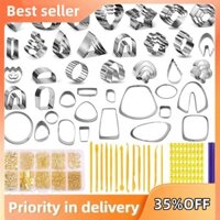 Máy cắt đất sét Polymer để làm bông tai, dành cho bộ dụng cụ đất sét Polymer dành cho phụ kiện cắt bông tai đất sét điêu khắc DIY