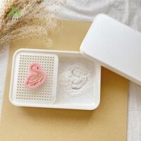 Máy cắt đất sét Polymer PkYeG Hộp đựng bột ngô Dụng cụ tự làm chính xác và bền bỉ để làm đồ gốm, gốm sứ, đồ trang sức và điêu khắc