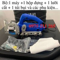 Máy cắt đường ron gạch cầm tay có hút bụi lưỡi 1.2li
