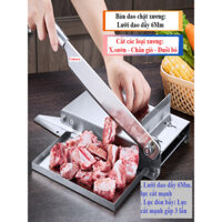 Máy cắt gà 4 KG đa năng - Chính Hãng Cookeasy. Lưỡi dao dài 40Cm - KL 2.2KG #bànchặtgà #dao