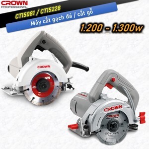 Máy cắt gạch 110mm Crown CT15228