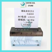 Máy Cắt Giấy Tự Động A4 Bằng Điện Pin- Máy Hủy Giấy Văn Phòng, Gia Đình, Tài Liệu Trên Giấy A4, A5,A6 - Hủy Bill Tính Tiền, Hóa Đơn Thanh Toán Tại Các Cửa Hàng Bằng Cổng USB