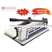 Máy cắt giấy, xén giấy Đài Loan bàn sắt cắt được 400 tờ/lần - Khổ A3, A4