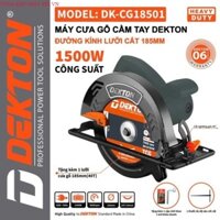 Máy cắt gỗ DEKTON DK18501 1500w , 185mm có kèm lưỡi/ dây đồng 100% Tổng kho máy