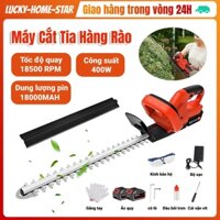 Máy cắt hàng rào, Máy Cắt Cỏ, Bộ Máy tỉa cây cảnh dùng pin 18000mAh, Máy cưa xích cầm tay, Tốc độ lưỡi cắt 18500 RPM