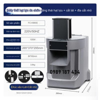 Máy cắt hạt lựu củ quả. Máy thái lát, máy cắt sợ củ quả