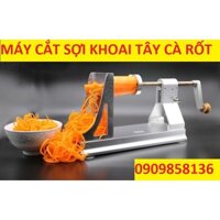 MÁY CẮT KHOAI TÂY DẠNG SỢI - máy cắt sợi cà rốt - Máy cắt củ khoai tây quấn tôm