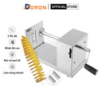 Máy cắt khoai tây lốc xoáy, máy gọt khoai tây hình xoắn ốc DORON chất lượng cao inox bền đẹp