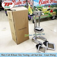 MÁY CẮT KHOAI TÂY SỢI VUÔNG - CẮT HẠT LỰU RAU CÂU , HÀNH TÂY LOẠI ĐỨNG