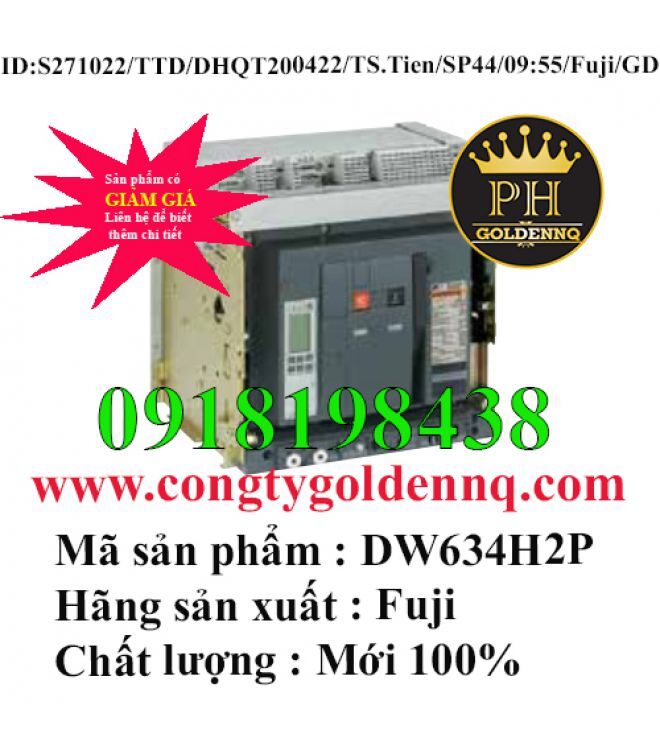 Máy cắt không khí ACB Fuji DW634H2P