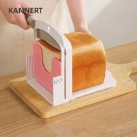 Máy cắt lát bánh mì nướng KANNERT, Máy cắt lát bánh mì nướng tự làm có thể gập lại, Dụng cụ làm bánh DIY Công cụ hướng dẫn cắt bánh mì