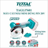 Máy cắt mài mini dùng pin 20V Total TAGLI7601 và TAGLI76017