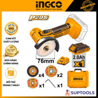 Máy cắt mài mini dùng pin 20V INGCO CAGLI7601 - CAGLI76012 (Chính hãng)