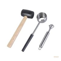 Máy cắt mở dừa JOY với búa cao su Dụng cụ mở dừa bằng thép không gỉ