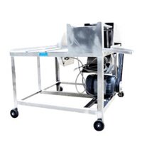 Máy cắt nước đá uống bia 5 lưỡi có bàn phụ