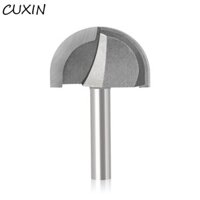 Máy cắt phay nửa vòng CUXIN, Mũi khoan đáy tròn 8mm R20mm, Cắt tỉa cường độ cao Chamfering Mũi tròn bằng thép Carbon DIY