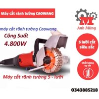 máy cắt rãnh tường 5 lưỡi caowang 4800w