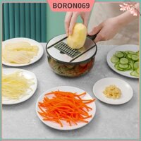 Máy cắt rau củ đa năng khoai tây nhà bếp Dụng cụ bào cà rốt dưa leo hủy tài liệu Boron069